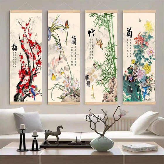4 paintings