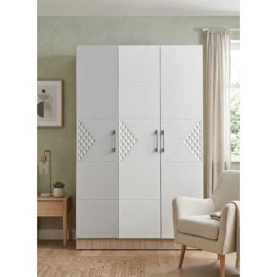 Three-door wardrobe (120cm)